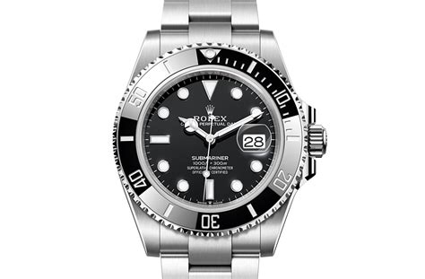 black bezel rolex|rolex m126610ln specs.